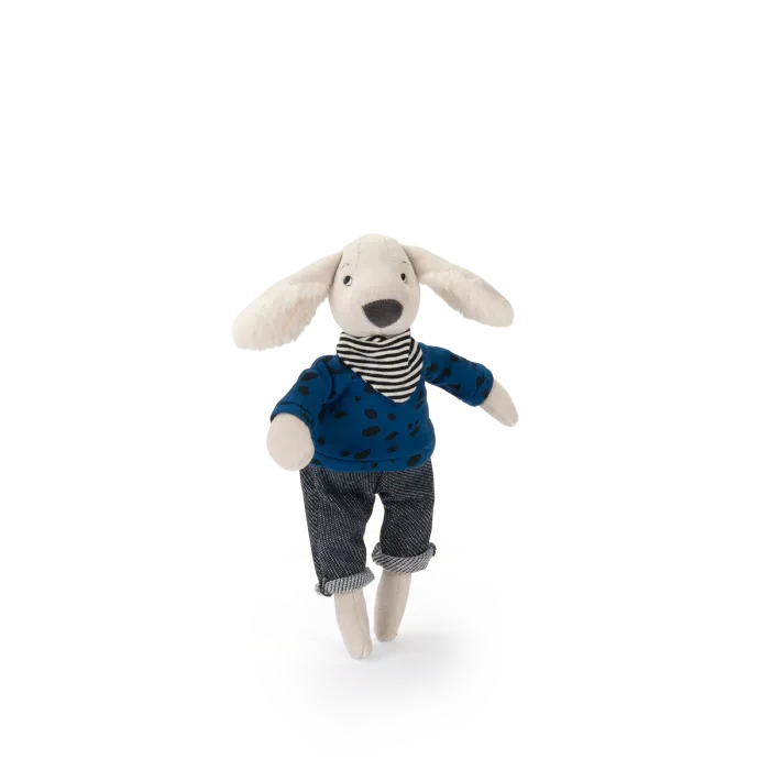 Poupée chien Pilou en boite- MOULIN ROTY 684009 3575676840092