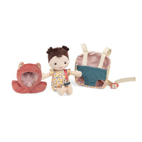poupee en tissu et porte bebe jeanne - LILLIPUTIENS 83634 5414834836349