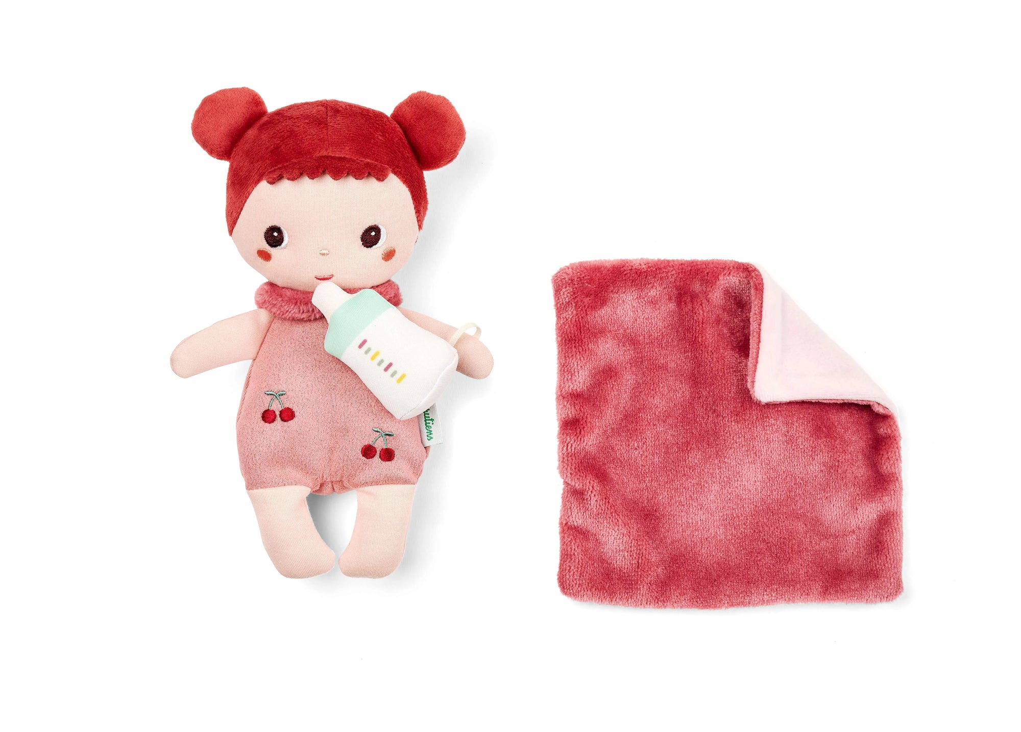 Poupée en tissu Mio et son couffin 21 cm de Lilliputiens – vue 3