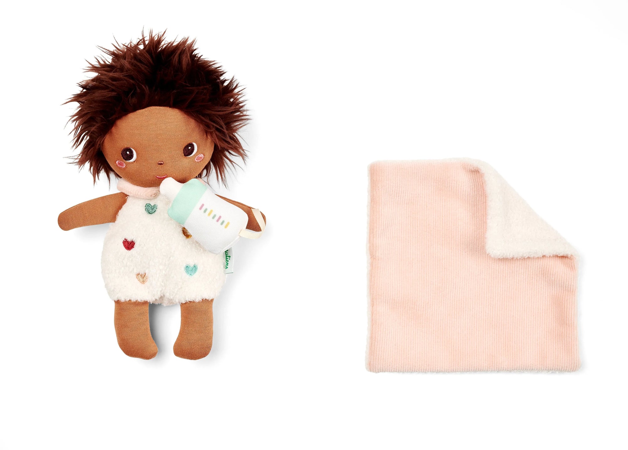Poupée en tissu Misha et son couffin 21 cm de Lilliputiens – vue 3