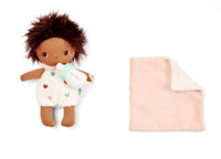 Poupée en tissu Misha et son couffin 21 cm de Lilliputiens – vue 3