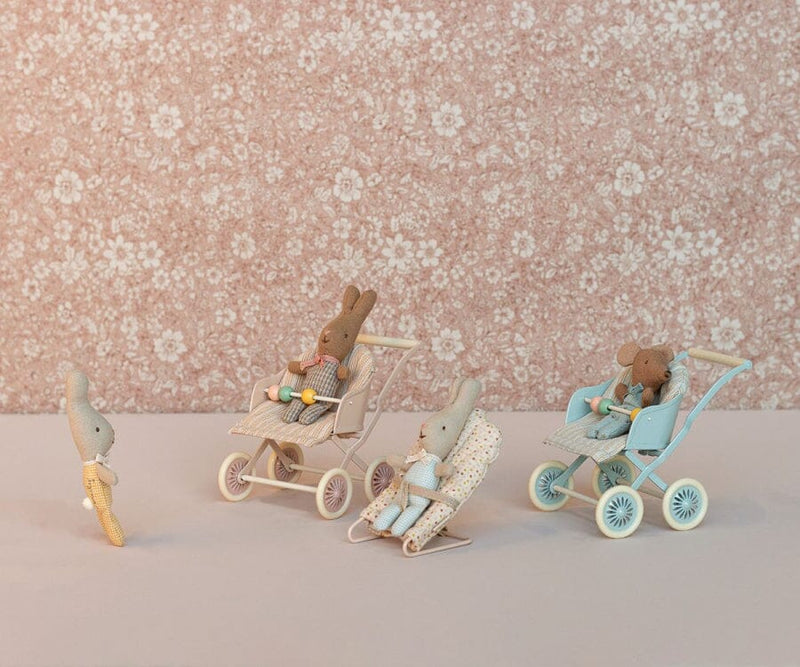 Poussette miniature Bébé Rose - MAILEG 11-4104-00 5707304133384