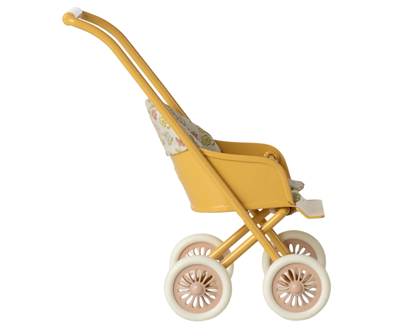 Poussette miniature Micro Jaune - MAILEG 11-5108-02 5707304144519