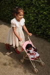 Poussette poupée cheeky doll bubblegum check - Konges Sløjd KS103259 5715681067369