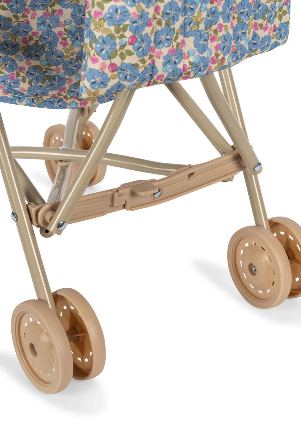 Poussette pour poupée - La Nina - Violette - Imprimé floral - 55 cm - Convient aux poupées 30-42 Poussette pour poupée - La Nina - Violette - Imprimé floral - 55 cm - Convient aux poupées 30-42