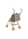 Poussette pour poupée cheeky- smoke pine check - Konges Sløjd KS104250 5715681149188