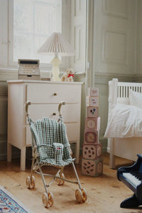 Poussette pour poupée cheeky- smoke pine check - Konges Sløjd KS104250 5715681149188