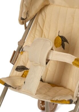 Poussette pour poupée ZOE ma grand citron glitter - Konges Sløjd ks101182citron 5715404301930