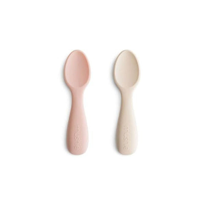 Première cuillère pour bébé blush/ shifting sand - mushie 70.080.01 0840355800258