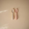 Première cuillère pour bébé blush/ shifting sand - mushie 70.080.01 0840355800258