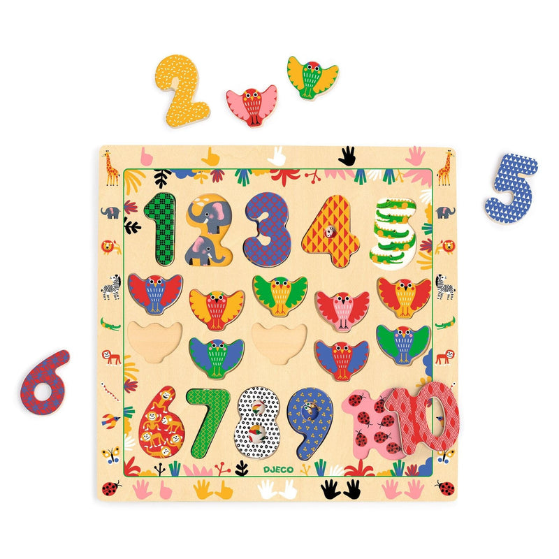 Puzzle 1-10 - Djeco DJ01809 3070900018099