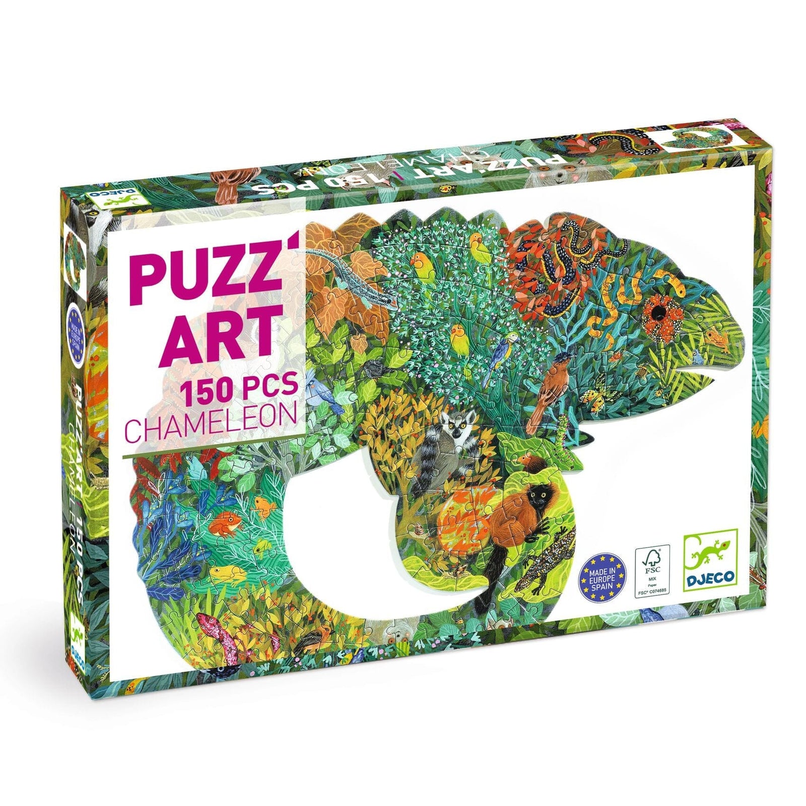 puzzle chameleon - DJECO DJ07655 3070900076556