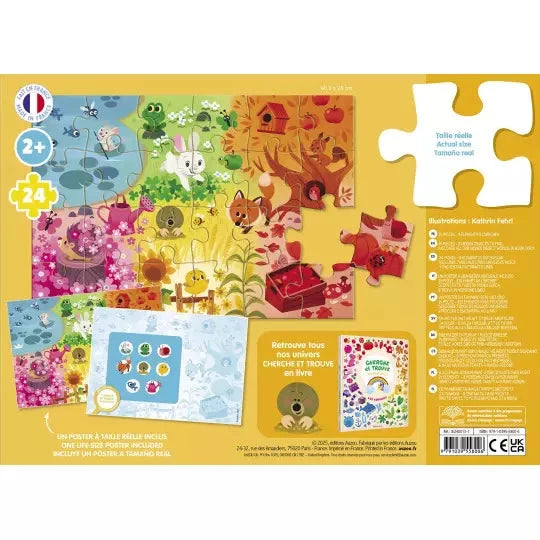 Puzzle cherche et trouve des tout-petits-Les couleurs - AUZOU 9791039558006 9791039558006