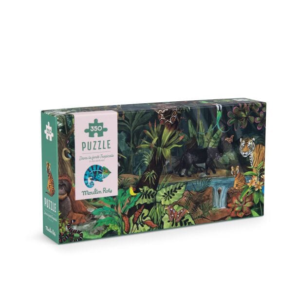 Puzzle Dans la forêt tropicale (350 pièces) - MOULIN ROTY 719441 3575677194415