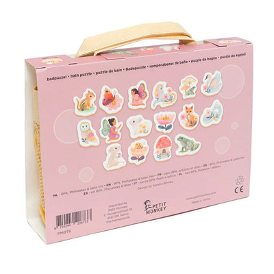 Puzzle de bain en mousse souple fée - PETIT MONKEY PMBT6 8719244226733