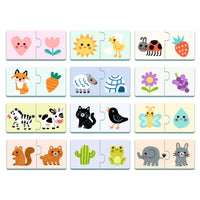 puzzle duo couleurs - DJECO DJ08273 3070900082731