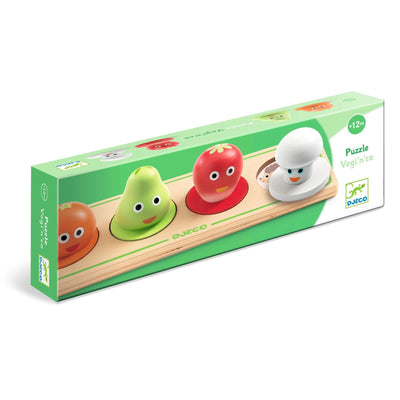 Puzzle en bois vegi'n'co - DJECO DJ01121 3070900011212