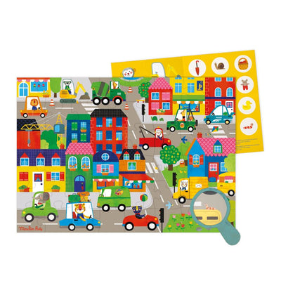 Puzzle En ville (48 pièces) Les Popipop - MOULIN ROTY 661440 3575676614402