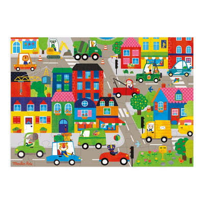 Puzzle En ville (48 pièces) Les Popipop - MOULIN ROTY 661440 3575676614402