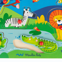 Puzzle encastrable sonore les toupitis - MOULIN ROTY 679106 3575676791066