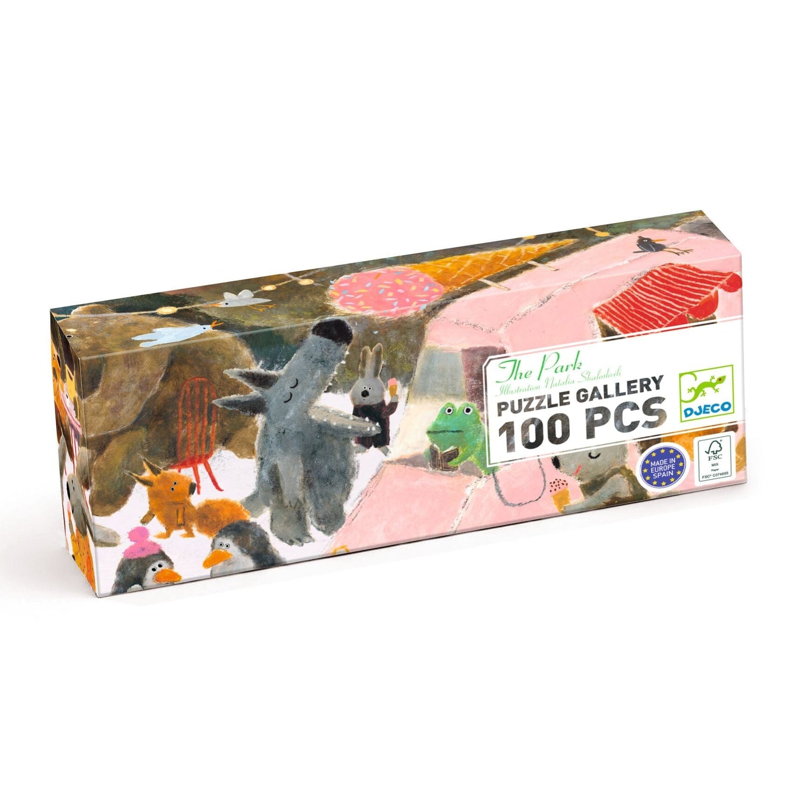 puzzle gallery The park 100pcs - DJECO DJ07683 3070900076839