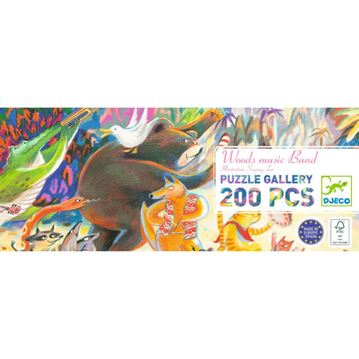 puzzle gallery woods music band - DJECO DJ07682 3070900076822