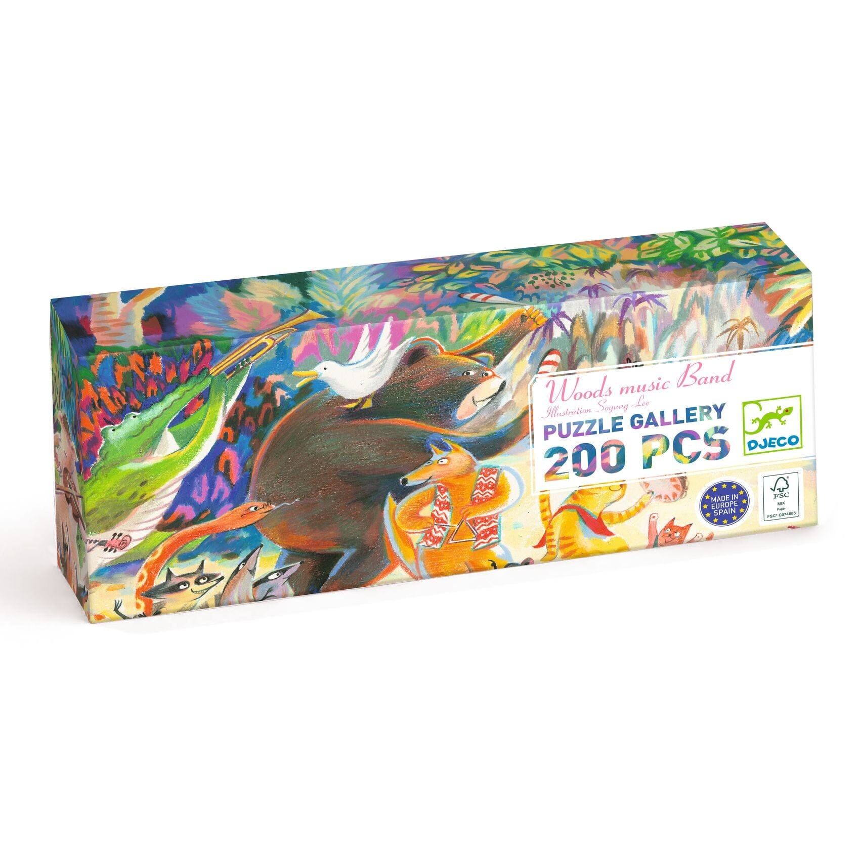 puzzle gallery woods music band - DJECO DJ07682 3070900076822