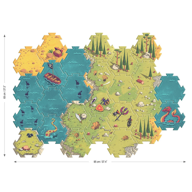 Puzzle Géant Bataille - Djeco DJ06847 3070900068476