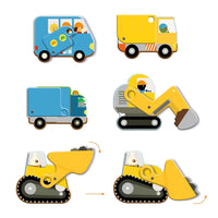 Puzzle Géant le chantier - Djeco DJ07167 3070900071674