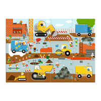 Puzzle Géant le chantier - Djeco DJ07167 3070900071674