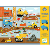 Puzzle Géant le chantier - Djeco DJ07167 3070900071674