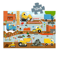 Puzzle Géant le chantier - Djeco DJ07167 3070900071674