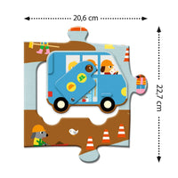 Puzzle Géant le chantier - Djeco DJ07167 3070900071674