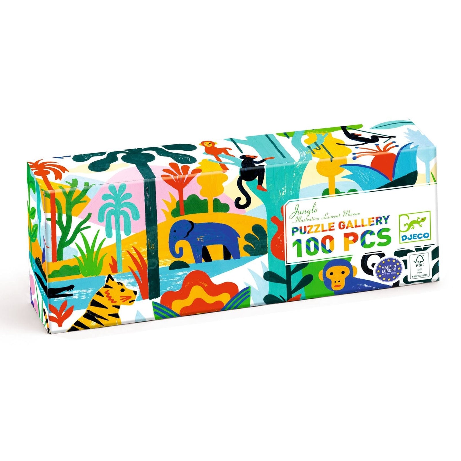 Puzzle Jungle 100 pcs - DJECO DJ07619 3070900076198