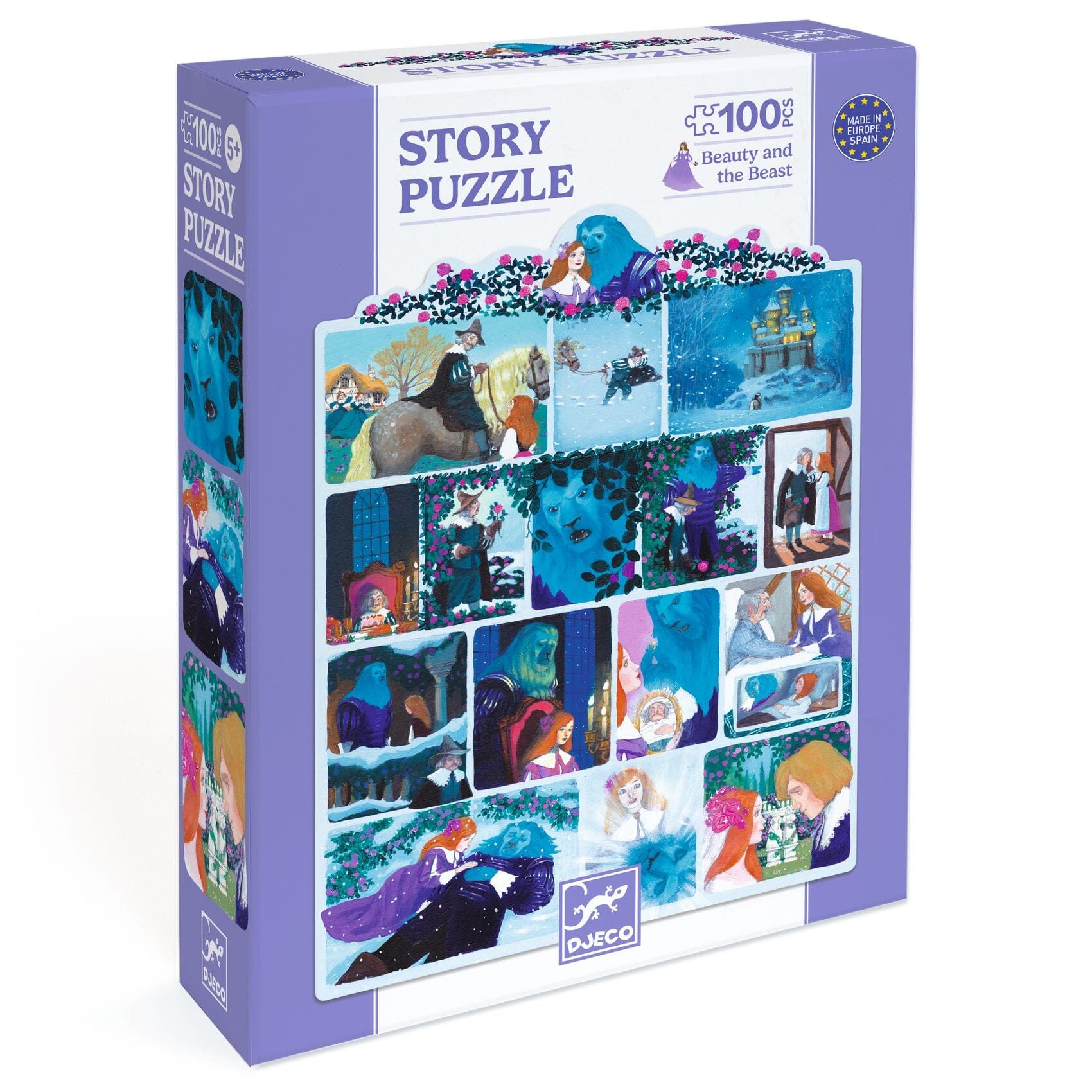 puzzle la belle et la bête - DJECO DJ07055 3070900070554