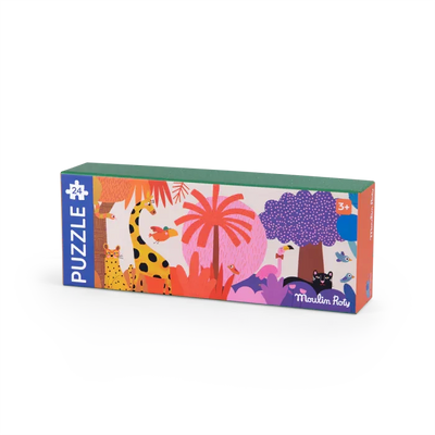 Puzzle La jungle arc-en-ciel (24 pièces) Les Toupi - MOULIN ROTY 679440 3575676794401