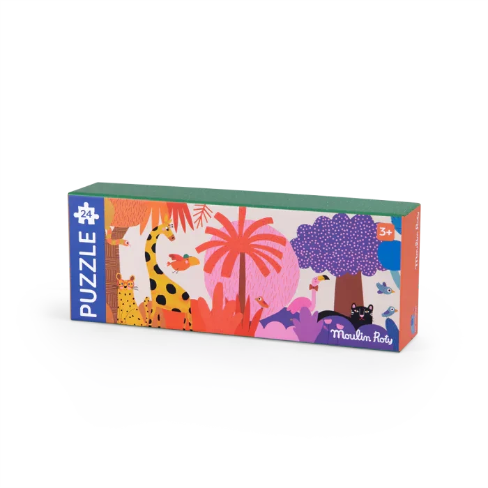 Puzzle La jungle arc-en-ciel (24 pièces) Les Toupi - MOULIN ROTY 679440 3575676794401