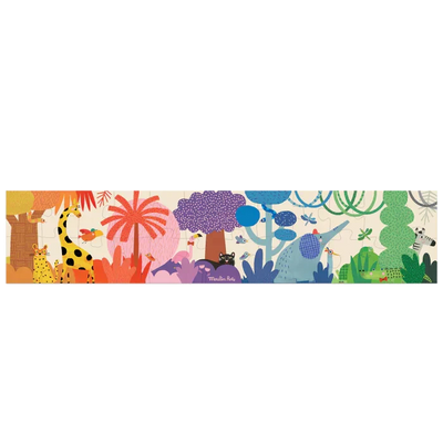 Puzzle La jungle arc-en-ciel (24 pièces) Les Toupi - MOULIN ROTY 679440 3575676794401