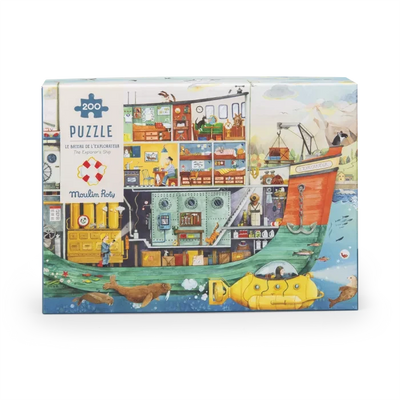 Puzzle Le bâteau (200 pièces) - L'Explorateur - MOULIN ROTY 712446 3575677124467