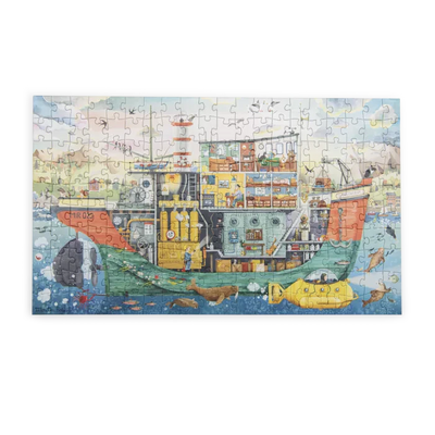 Puzzle Le bâteau (200 pièces) - L'Explorateur - MOULIN ROTY 712446 3575677124467