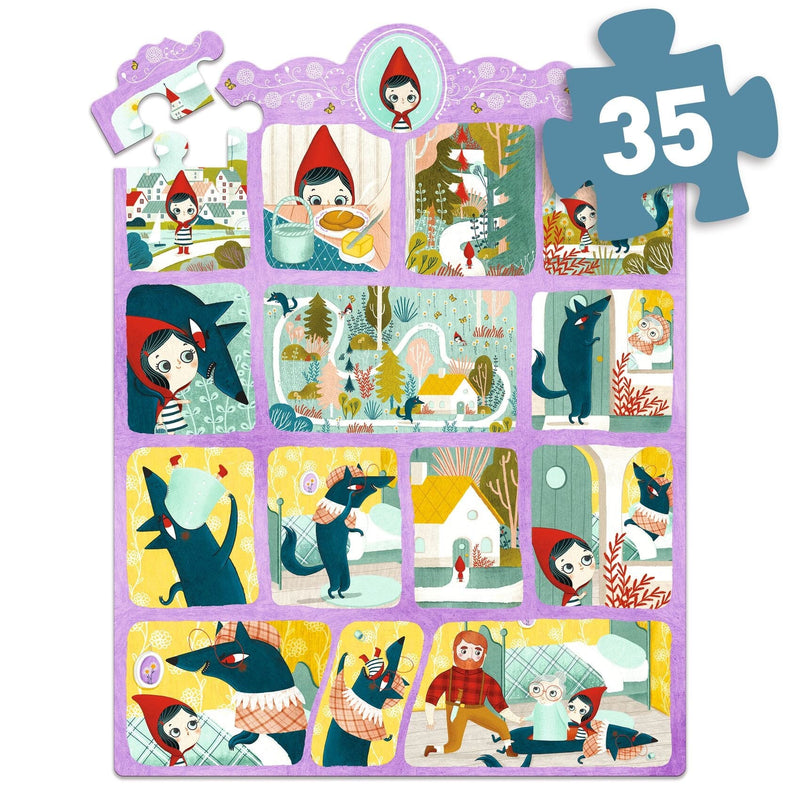 puzzle Le Petit Chaperon rouge - DJECO DJ07050 3070900070509