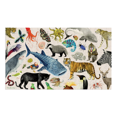 Puzzle Les animaux du monde (200 pièces)- MOULIN ROTY 719440 3575677194408