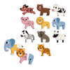 Puzzle magnétique en bois 10 animaux rigolos Ingela P Arrhenius - VILAC 7624 3048700076243