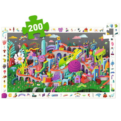 PUZZLE OBSERVATION crazy town - DJECO DJ07462 3070900074620