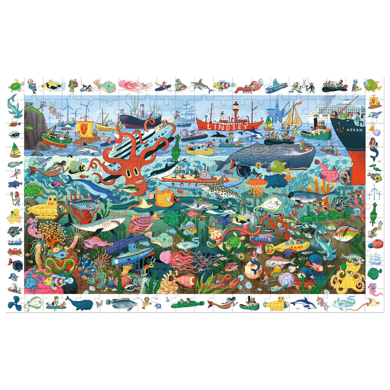 Puzzle Observation Les secrets de la mer 200 pcs - Djeco 