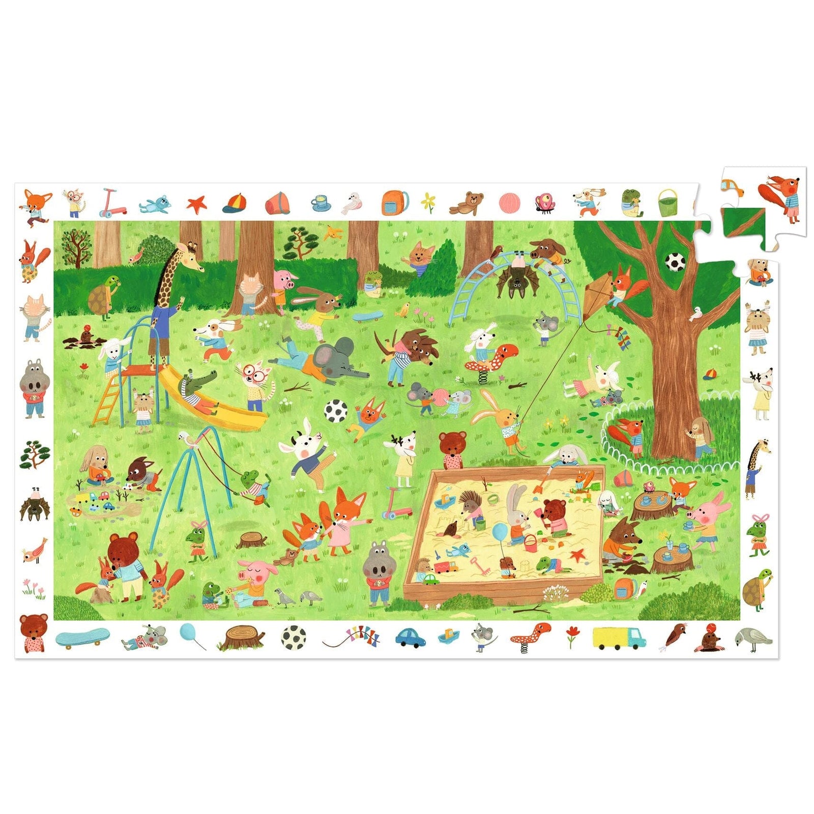 Puzzle observation square des petits amis - DJECO DJ07596 3070900075962