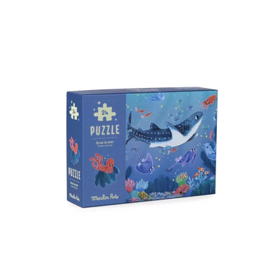 Puzzle phosphorescent Sous la mer 24 pièces - MOULIN ROTY 676441 3575676764411