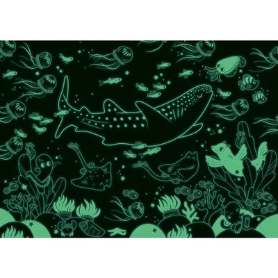 Puzzle phosphorescent Sous la mer 24 pièces - MOULIN ROTY 676441 3575676764411