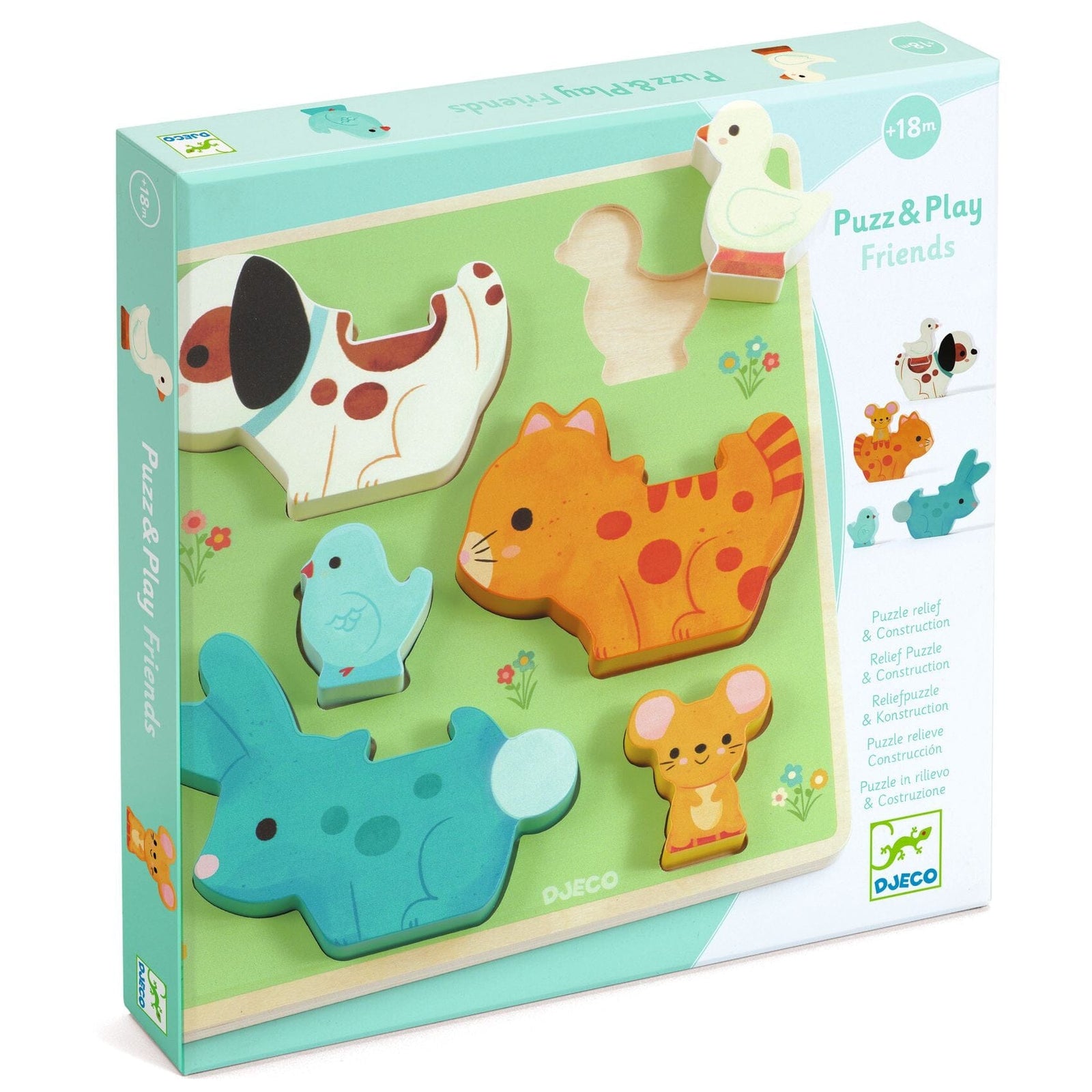 puzzle relief Puzz & Play Friends - DJECO 