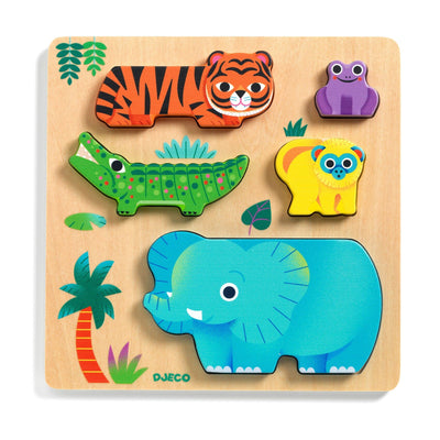 puzzle relief WoodyWild - DJECO
